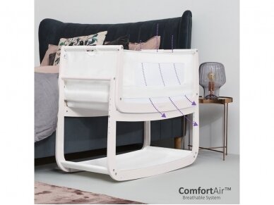 SnuzPod4 Crib lovytė / lopšiukas Rose White 2