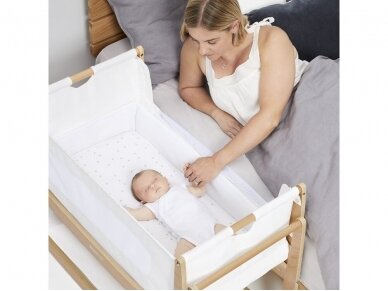 SnuzPod4 Bedside Crib Starter Bundle White 4