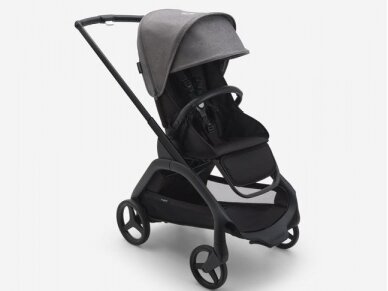 Sportinis vežimėlis Bugaboo Dragonfly Grey mélange/midnight black/black frame