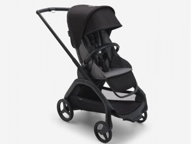 Sportinis vežimėlis Bugaboo Dragonfly Midnight black/grey mélange/black frame