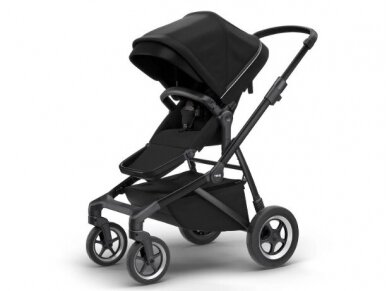 Thule Sleek city stroller Midnight Black on black