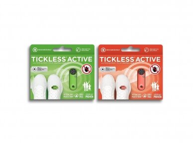 Tickless Active ultragarsinė apsauga nuo erkių sportuojantiems Coral 5