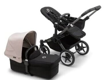 Universalus vežimėlis Bugaboo Donkey 5 Mono 2in1 Graphite/Midnight Black/Misty White 1