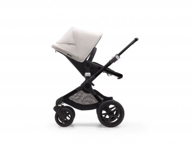 Universalus vežimėlio komplektas 2in1 Bugaboo Fox 3 Misty white/midnight black/black važiuoklė 7