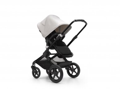 Universalus vežimėlio komplektas 2in1 Bugaboo Fox 3 Misty white/midnight black/black važiuoklė 6