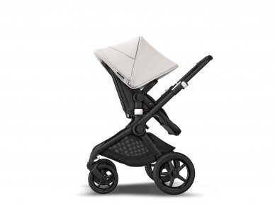 Universalus vežimėlio komplektas 2in1 Bugaboo Fox 3 Misty white/midnight black/black važiuoklė 8