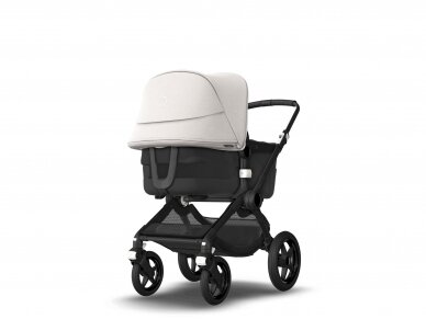 Universalus vežimėlio komplektas 2in1 Bugaboo Fox 3 Misty white/midnight black/black važiuoklė 5