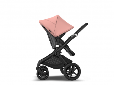 Universalus vežimėlio komplektas 2in1 Bugaboo Fox 3 Morning pink/grey melange/black važiuoklė 8