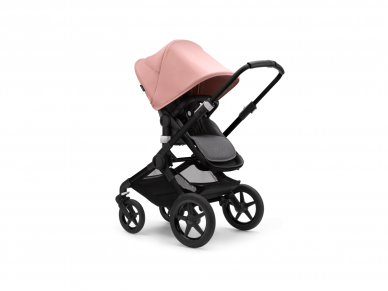 Universalus vežimėlio komplektas 2in1 Bugaboo Fox 3 Morning pink/grey melange/black važiuoklė 7