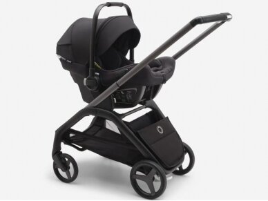 Universalus vežimėlio komplektas Bugaboo Dragonfly 2in1 Misty white/midnight black/black frame 11