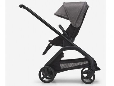 Universalus vežimėlio komplektas Bugaboo Dragonfly 2in1 Grey mélange/midnight black/black frame 2