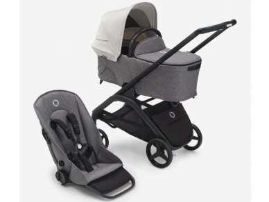 Bugaboo Dragonfly 2in1 Skyline blue/grey mélange/black frame 3