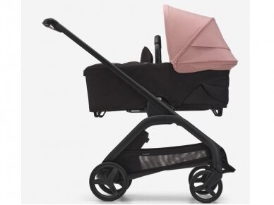 Universalus vežimėlio komplektas Bugaboo Dragonfly 2in1 Morning pink/midnight black/black frame 1