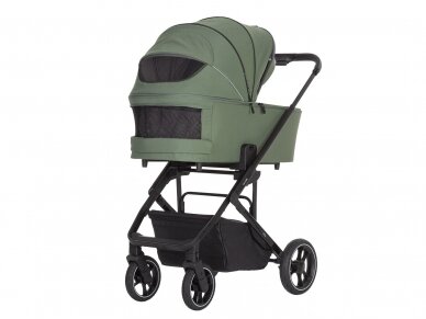 Universalus vežimėlio komplektas Carrello Alfa W 2in1 Sea Green 2