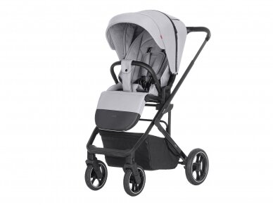 Universalus vežimėlio komplektas Carrello Alfa W 2in1 Graphite Grey 8