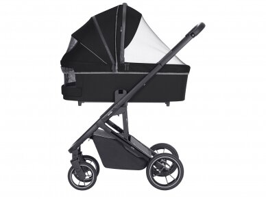 Universalus vežimėlio komplektas Carrello Alfa W 2in1 Graphite Grey 7