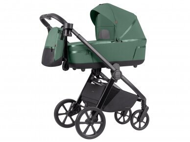 Universalus vežimėlio komplektas Carrello Omega Plus 2in1 Nova Green