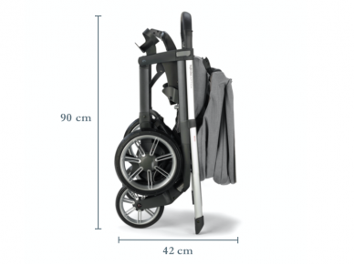 Universalus vežimėlio komplektas Inglesina Aptica 4in1 Portland Blue 7