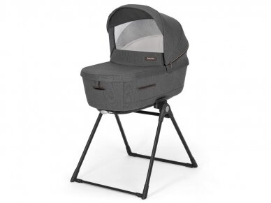 Universalus vežimėlio komplektas Inglesina Aptica 4in1 Velvet Grey + Darwin Infant Recline 0-13 kg 2