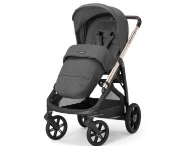 Universalus vežimėlio komplektas Inglesina Aptica 4in1 Velvet Grey + Darwin Infant Recline 0-13 kg 4