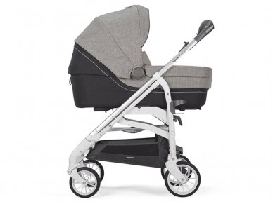 Universalus vežimėlio komplektas Inglesina Trilogy 4in1 Maui Grey/Silver-white važiuoklė 1