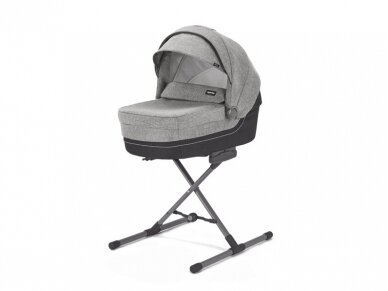 Universalus vežimėlio komplektas Inglesina Trilogy 4in1 Maui Grey/Titanio-ardesia važiuoklė 4