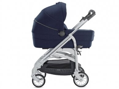 Universalus vežimėlio komplektas Inglesina Trilogy 4in1 Sailor Blue/Silver-white važiuoklė 1