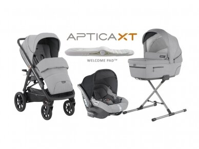 Universalus vežimėlis 4in1 Aptica XT horizon grey 3