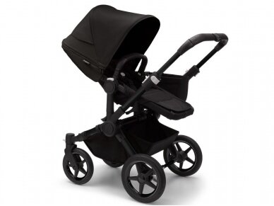 Universalus vežimėlis Bugaboo Donkey 5 Mono 2in1 Black/Midnight Black/Midnight Black 2