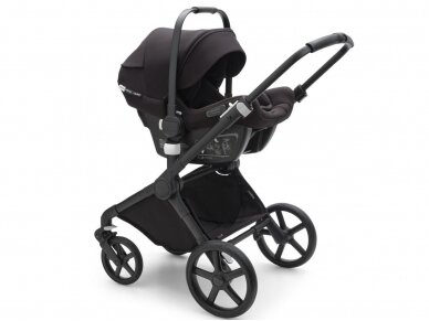 Universalus vežimėlis Bugaboo Fox 5 Morning pink/grey melange/ graphite frame 2in1 10