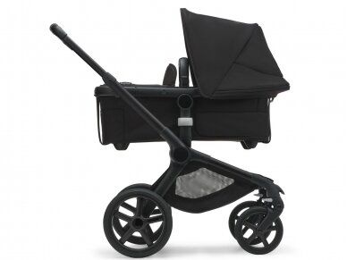 Universalus vežimėlis Bugaboo Fox 5 Midnight black/Midnight black/black frame 2in1 1