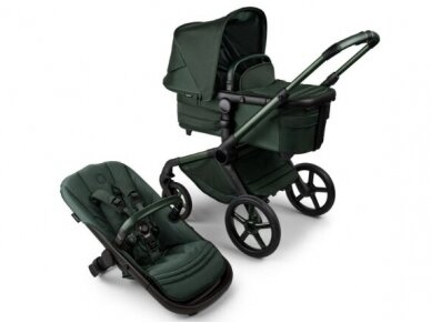 Universalus vežimėlis Bugaboo Fox 5 Noir Limited Edition Midnight Green 6in1 1