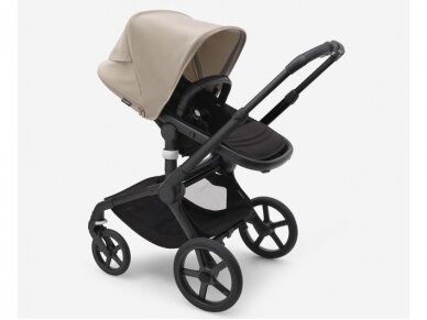 Universalus vežimėlis Bugaboo Fox 5 Desert taupe/Midnight black/black frame 2in1 4