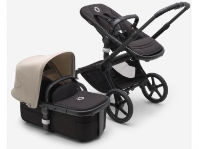 Универсальная коляска Bugaboo Fox 5 Desert taupe/Midnight black/black frame 2in1