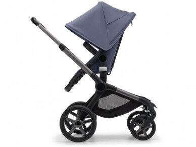 Universalus vežimėlis Bugaboo Fox 5 Stormy blue/stormy blue/ graphite frame 2in1 2