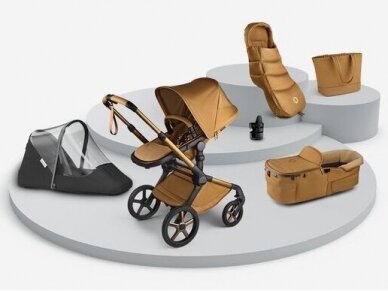 Bugaboo Fox 5  Limited Edition Noir Amber Glow 6in1