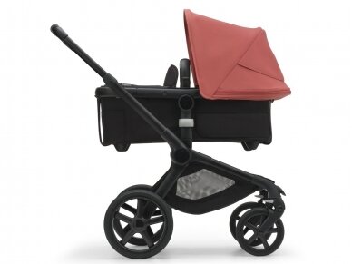 Bugaboo Fox 5 Sunrise red /midnight black/ black frame 2in1 1