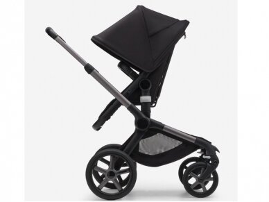 Universalus vežimėlis Bugaboo Fox 5 Midnight black/Midnight black/graphite frame 2in1 2