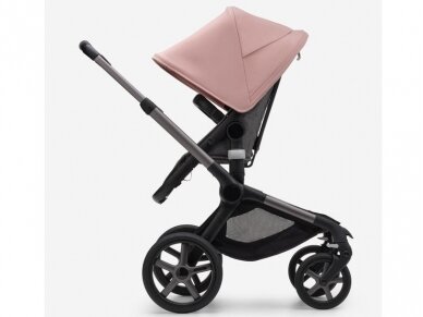 Bugaboo Fox 5 Morning pink/grey melange/ graphite frame 2in1 2