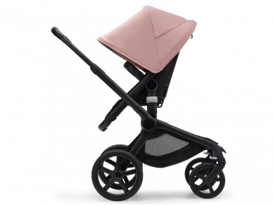 Universalus vežimėlis Bugaboo Fox 5 Morning pink/midnight black/ frame black 2in1 2