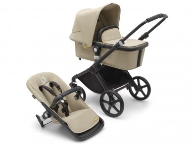 Универсальная коляска Bugaboo Fox Cub 2in1    Desert beige/черная рама