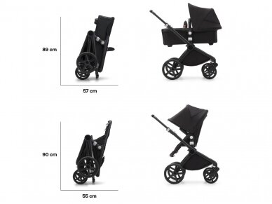 Universalus vežimėlis Bugaboo Fox Cub 2in1 Desert beige/Desert beige/black frame 6