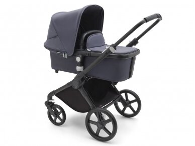 Bugaboo Fox Cub 2in1 Stormy blue/Stormy blue/black frame 1