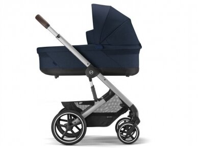 Universalus vežimėlis Cybex Balios S Lux 2in1 Ocean Blue (Silver Frame)