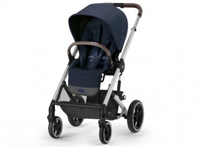 Universalus vežimėlis Cybex Balios S Lux 2in1 Ocean Blue (Silver Frame) 1