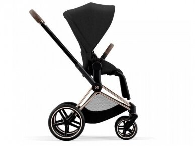 Universalus vežimėlis Cybex Priam V4 Plus Stardust Black/Rose Gold 2in1 2