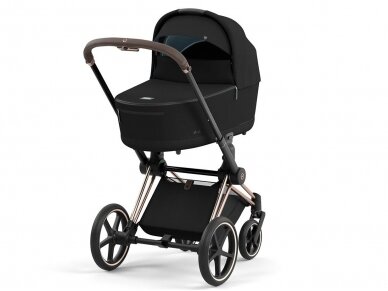 Universalus vežimėlis Cybex Priam V4 Deep Black 4in1 Matt Black 3