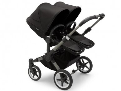 Universalus vežimėlis dvynukams Bugaboo Donkey 5 TWIN - Graphite/Midnight Black/Midnight Black 1