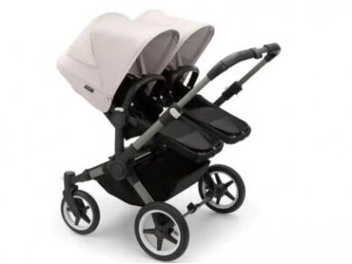 Universalus vežimėlis dvynukams Bugaboo Donkey 5 TWIN - Graphite/Midnight Black/Misty  White 1