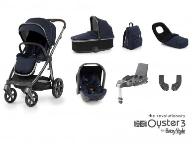 Universal stroller OYSTER 3 Twilight 7in1